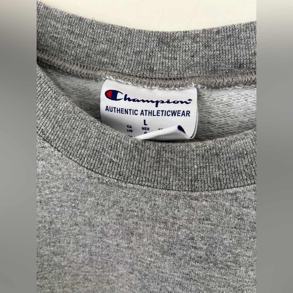 Champion Authentic Athleticwear Gray Georgia Bulldog SweatShirt Size Large - Picture 4 of 11